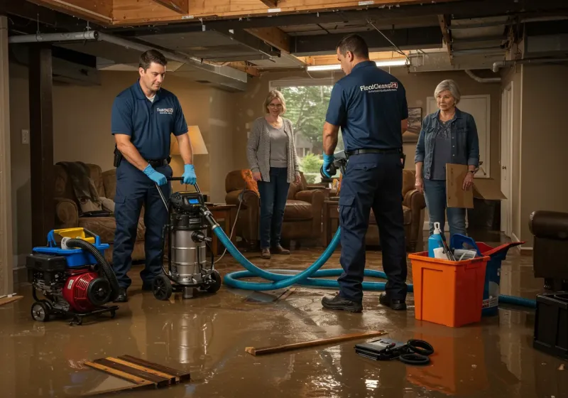 Basement Water Extraction and Removal Techniques process in Ogden Dunes, IN