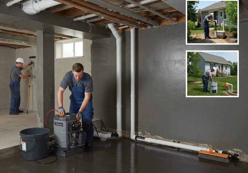 Basement Waterproofing and Flood Prevention process in Ogden Dunes, IN